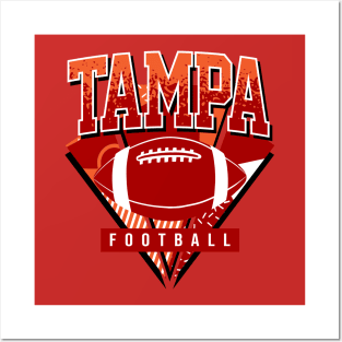 Tampa Bay Football Gameday Retro Posters and Art